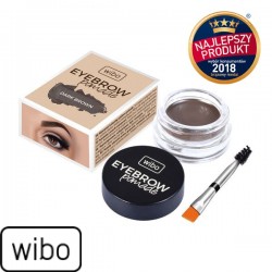 WIBO - Eyebrow Pomade + četkica za oblikovanje obrva - tamno braon